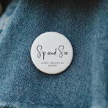 Simple Modern Neutral Sip And See 6 Cm Round Badge<br><div class="desc">Celebrate your little one with our simple modern neutral sip and see button, featuring a minimalist black-and-white design that is modern and pretty. With its clean, boho-inspired aesthetic, the contemporary, gender-neutral vibe is perfect for welcoming a baby boy or girl in any season—whether it's fall, winter, spring, or beyond. This...</div>