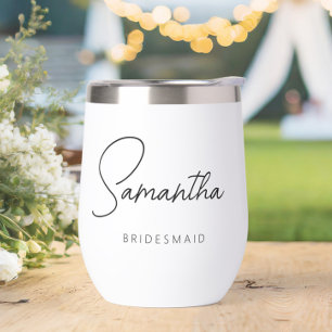 Simple Modern Personalised Bridesmaid Proposal