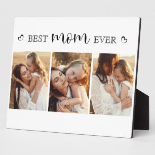 Simple Modern Personalised Gift for Mum Photo Plaque