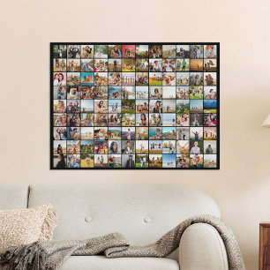 Simple Modern Personalized 108 Photo Collage