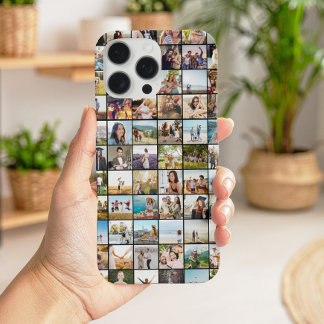 Simple Modern Photo Collage iPhone 16 Pro Max Case