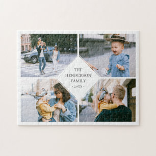 Simple Modern Photo Collage Jigsaw Puzzle