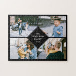 Simple Modern Photo Collage Jigsaw Puzzle<br><div class="desc">Simple photo collage.</div>