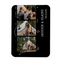 Simple Modern Photo Strip Save the Date