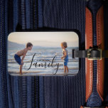 Simple Modern Photo Template Custom Family Name Luggage Tag<br><div class="desc">Simple Modern Photo Template Custom Family Name Luggage Tag features your favourite photo with your personalised family name. Makes a fantastic gift for Christmas,  birthday,  anniversary,  Mother's Day,  Father's Day,  Grandparents Day and more. Personalise by editing the text in the text box provided. Designed by ©Evco Studio www.zazzle.com/store/evcostudio</div>