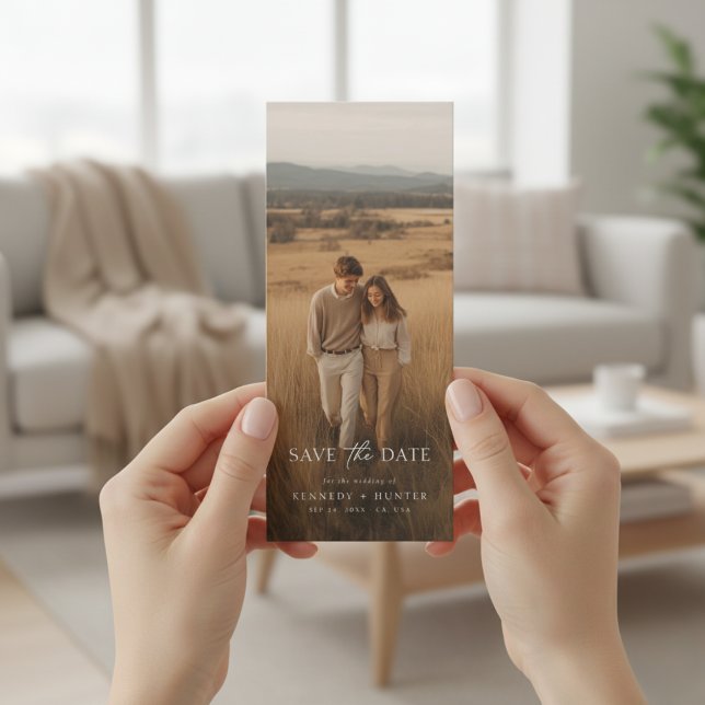 Simple Modern Photo Wedding Save the Date (Creator Uploaded)