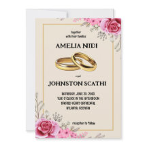 Simple Modern Pink floral