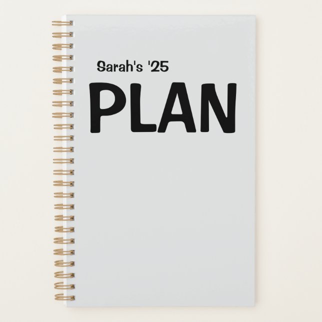 Simple, Modern, Planner (Front)