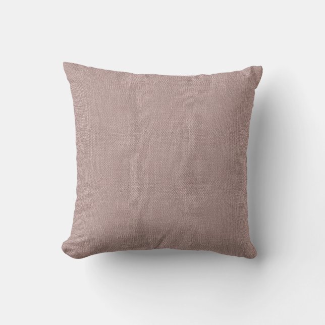 Simple Modern Powder Pink Linen Cushion (Front)