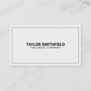 Simple Modern Professional Business Card