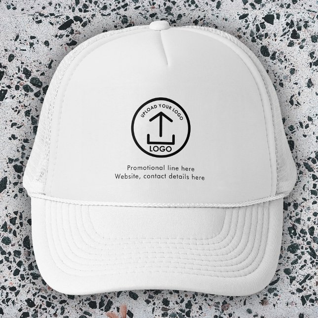Simple Modern Professional Business Logo & Text Trucker Hat (Simple Modern Professional Business Logo & Text Trucker Hat)