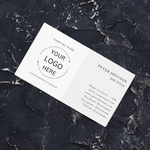 Simple Modern Professional Company logo Business Card