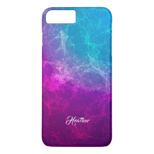 Simple Modern Purple & Blue Polygonal Background Case-Mate iPhone Case