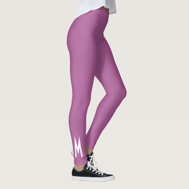Simple Modern Radiant Orchid Leggings (Right)