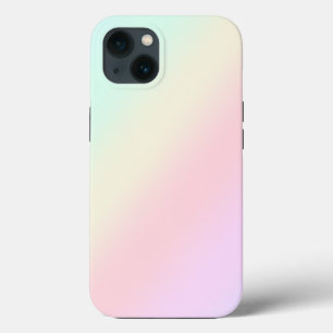 Simple Modern Rainbow colourful gradient Watercolo iPhone 13 Case