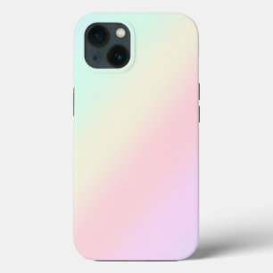 Simple Modern Rainbow colourful gradient Watercolo iPhone 13 Case