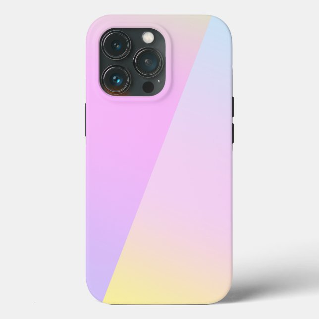 Simple Modern Rainbow colourful gradient Watercolo Case-Mate iPhone Case (Back)