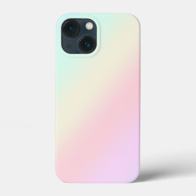 Simple Modern Rainbow colourful gradient Watercolo Case-Mate iPhone Case (Back)