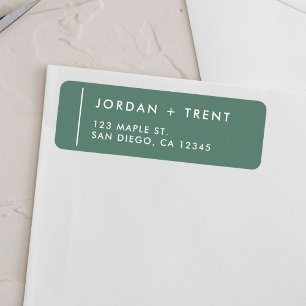 Simple Modern Return Address Label