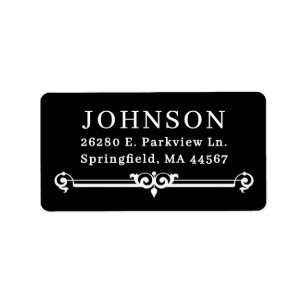 Simple Modern Return Address Labels