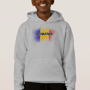 Simple Modern Romania Letter Flag Souvenir 
