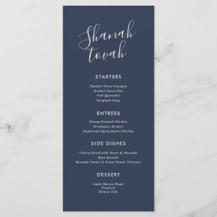 Simple Modern Rosh Hashanah Dinner Menu