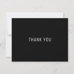 Simple Modern Rustic Kraft Business Thank You Card