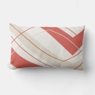 Simple Modern Salmon Lumbar Lumbar Cushion