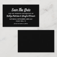 Simple & Modern, Save The Date Card