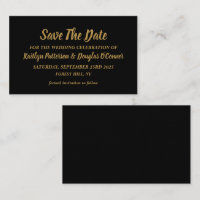 Simple & Modern, Save The Date Card