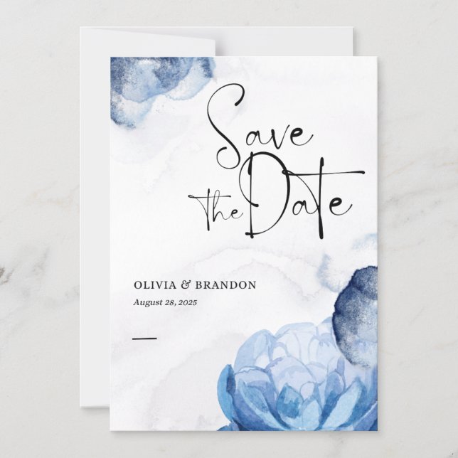 Simple Modern save the date  Magnetic Invitation (Front)