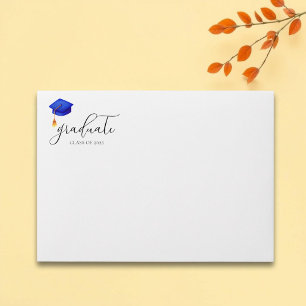 Simple Modern Script Graduation Return Address Envelope