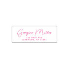 Simple Modern Script Minimalist Return Address