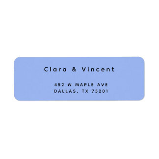 Simple Modern Sea Foam Return Address