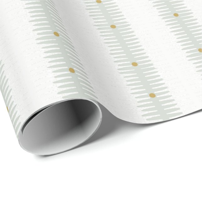 Simple modern soothing geometric  wrapping paper (Roll Corner)