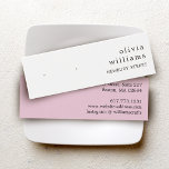 Simple Modern Stud Earring Display Card<br><div class="desc">Stylish and modern earring display holder with two printed dots "markers",  these are not precut. Matching items in the collection.</div>