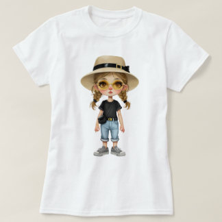Simple Modern : Stylish Girl T-Shirt
