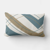 Simple Modern Teal Gold Lumbar