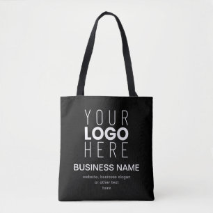 Simple Modern Template for Your Business Logo Tote Bag