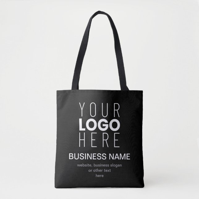 Simple Modern Template for Your Business Logo Tote Bag (Front)