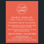 Simple & Modern Travel Agency Advertising Flyer<br><div class="desc">Simple & Modern Travel Agency Advertising Flyers By The Business Card Store.</div>