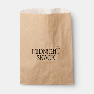 Simple Modern Treat Midnight Snack Party Treat Favour Bags