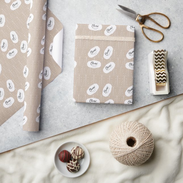 Simple Modern Tree pattern Wrapping Paper (Crafts)