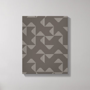 Simple, modern, trendy geometric graphic pattern canvas print