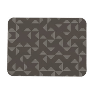 Simple, modern, trendy geometric graphic pattern magnet