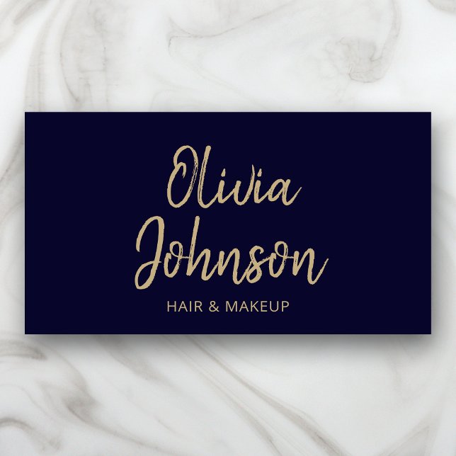 Simple Modern Trendy Hand Lettered Business Card (Creator Uploaded)