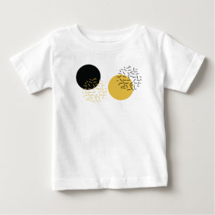 Simple, modern, trendy urban geometric graphic art baby T-Shirt