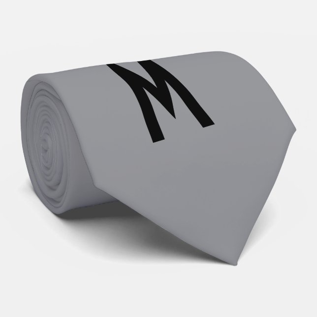 Simple Modern Ultimate Silver Tie (Rolled)