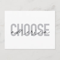 Simple, modern, urban cool design Choose America