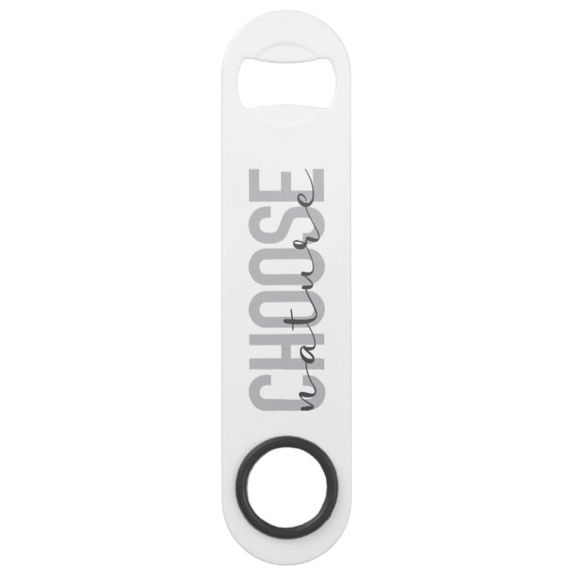 Simple, modern, urban, cool design Choose Nature (Back)